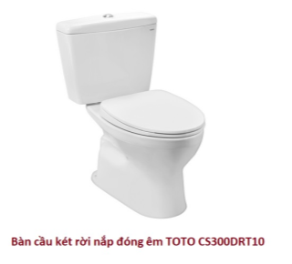 Bàn cầu két rời nắp êm TOTO CS300DRT10