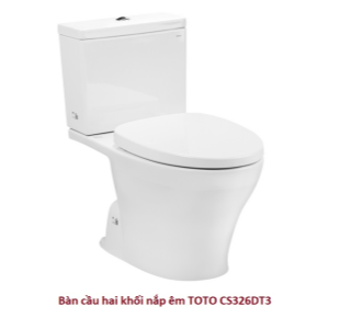 Bồn Cầu 2 Khối TOTO CS326DT3 nắp êm TC385VS