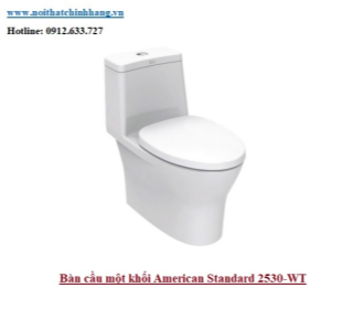 Bàn cầu 1 khối bộ sưu tập Flexio AMERICAN STANDARD 2530-WT