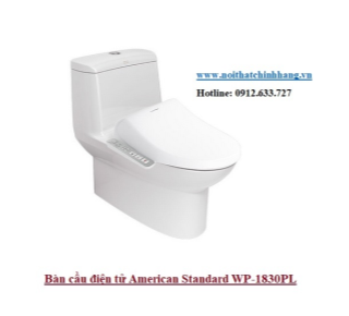 Bàn cầu điện tử 1 khối bộ sưu tập Milano American Standard WP-1830PL