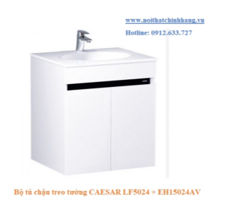 Bộ tủ treo tường + chậu rửa CAESAR LF5024  + EH15024AV