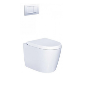 Bàn cầu treo tường két âm xả ngang CAESAR CPT1505