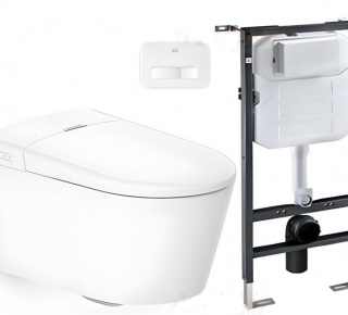 Bồn cầu điện tử treo tường két âm American Standard 1073919990