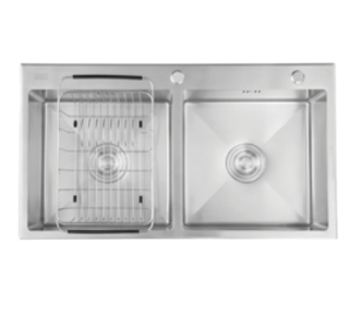 Chậu rửa bát 1 hố inox 304 chính hãng Caesar KSH02H082SE